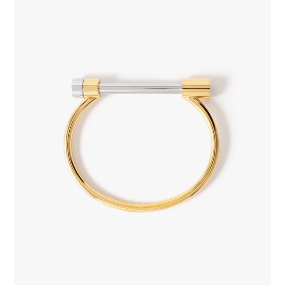WellDUNN 2 Tone Cuff Bangle Bracelet